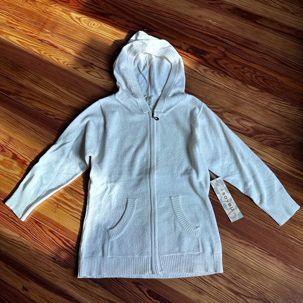 Soybu Ivory Women's Cardigan Sweater